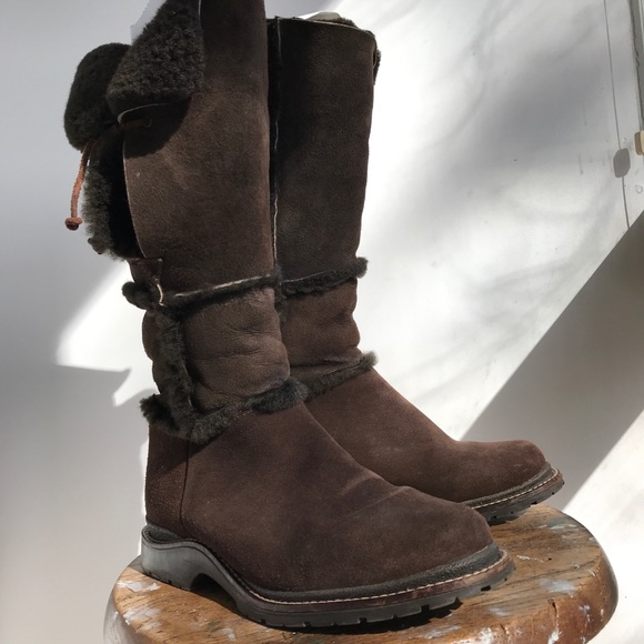 L.L. Bean Shoes Vintage Ll Bean Suede Ski Lodge Boots Poshmark